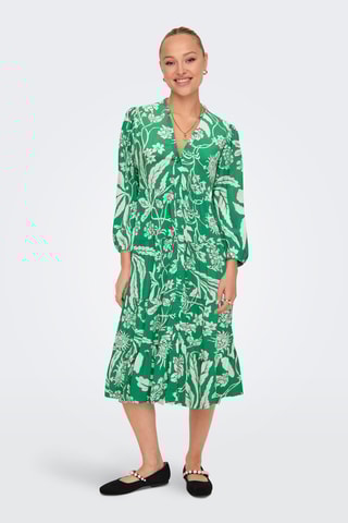 Robe midi - Vert