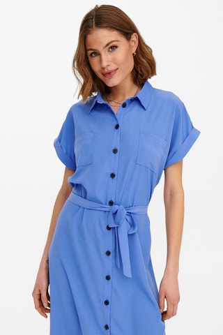 Robe chemise regular - Bleu