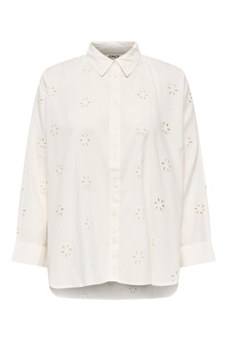Chemisier en broderie anglaise - Ecru