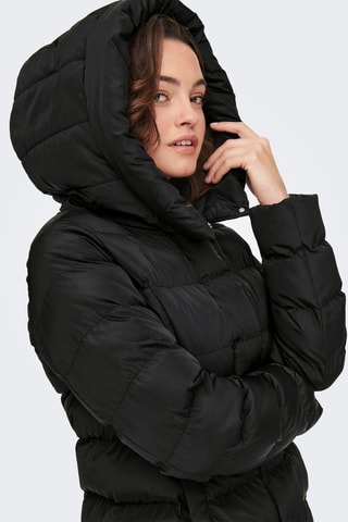 Doudoune à capuche - Noir