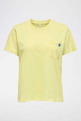 T-shirt en coton biologique - Jaune