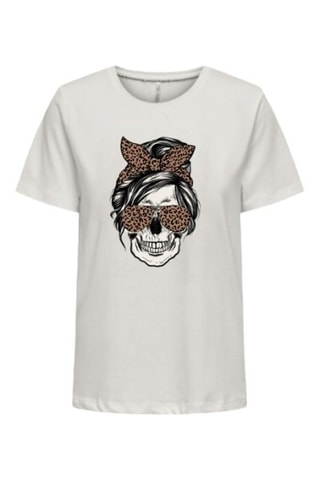 T-shirt en coton biologique - Ecru