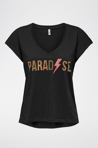T-shirt en coton biologique - Noir