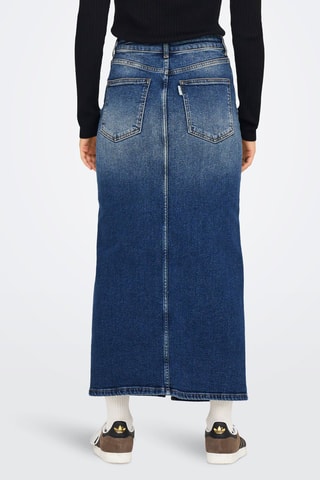 Jupe en jean midi - Bleu