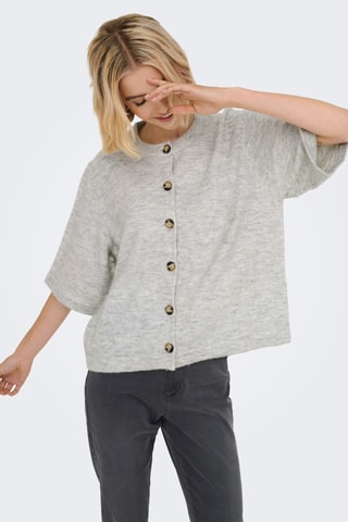 Gilet - Gris clair chiné