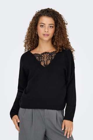 Pull en coton biologique - Noir