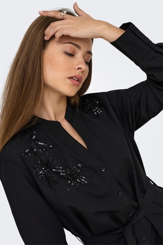 Robe chemise - Noir