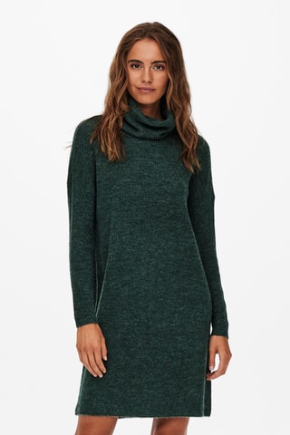 Robe pull - Vert foncé chiné