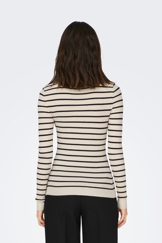Pull - Ecru et noir