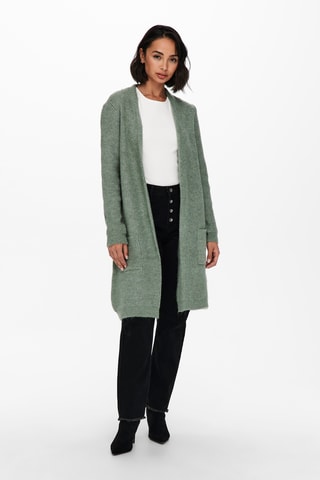 Gilet long - Vert sauge