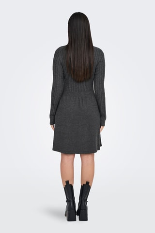 Robe patineuse - Gris foncé chiné