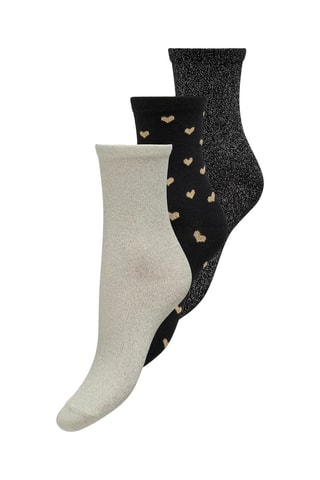 3 paires de chaussettes - Gris