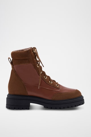 Bottines en cuir Mistia - Marron