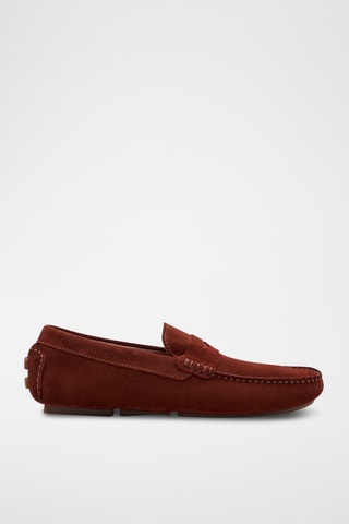 Mocassins en nubuck Pieric - Terracotta