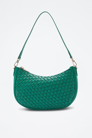 Sac porté-épaule en cuir Assia - Menthe