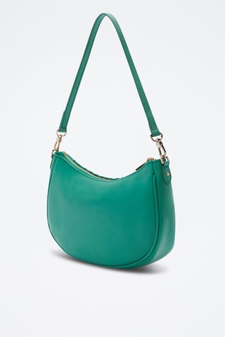 Sac porté-épaule en cuir Assia - Menthe