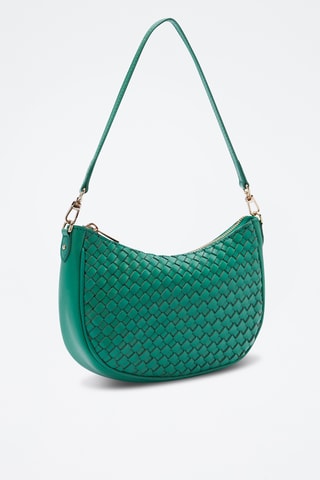 Sac porté-épaule en cuir Assia - Menthe