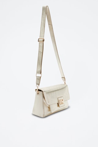 Sac bandoulière en cuir Alicia - Doré