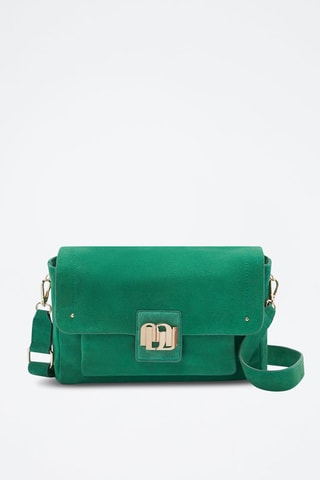 Sac bandoulière en cuir Alicia - Vert