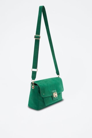Sac bandoulière en cuir Alicia - Vert