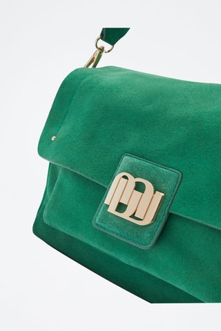 Sac bandoulière en cuir Alicia - Vert