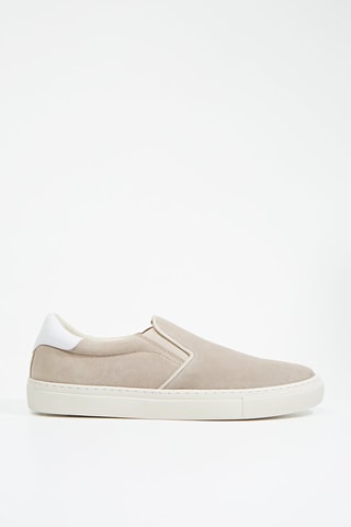 Slip-on en nubuck Cazoon - Taupe