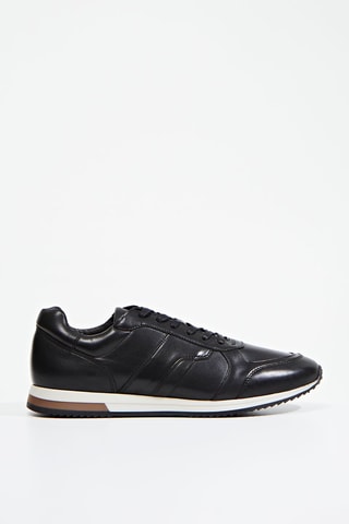 Baskets en cuir Pianito - Noir
