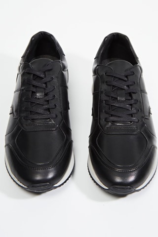 Baskets en cuir Pianito - Noir
