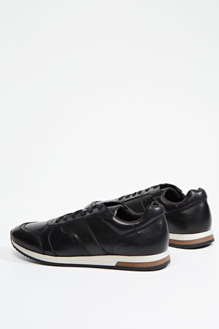 Baskets en cuir Pianito - Noir