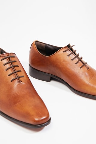 Richelieus​ en cuir Copero - Camel