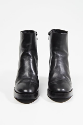 Bottines à talons en cuir Teanna - Noir