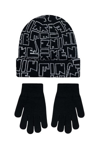 Bonnet et gants - Noir - Nike