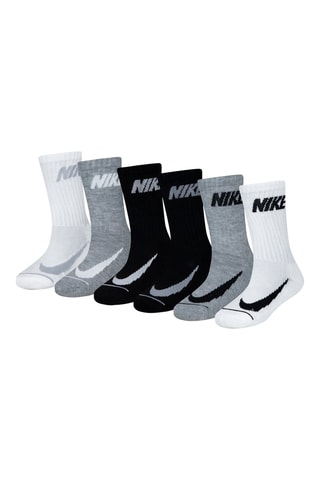 6 paires de chaussettes - Noir, gris et blanc
