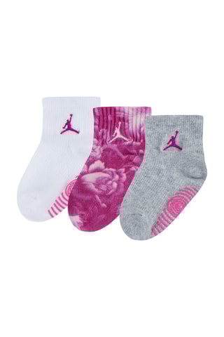 3 paires de chaussettes - Rose et gris clair chiné - Jordan