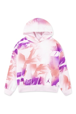 Sweat tie and dye Triple Team - Blanc et violet - Jordan