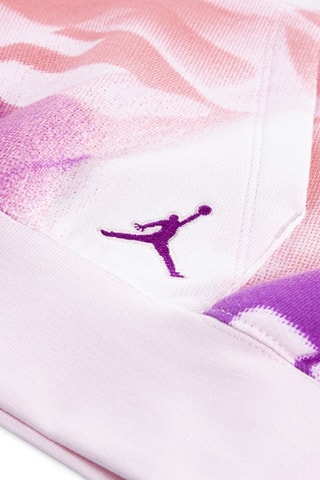 Sweat tie and dye Triple Team - Blanc et violet - Jordan