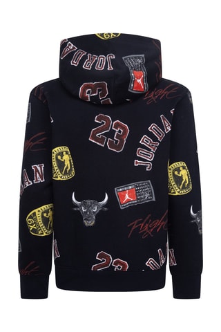Sweat à capuche - Noir et rouge - Jordan
