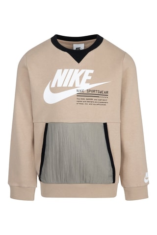 Sweat bi-matière NSW - Beige - Nike