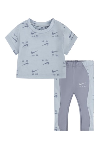 T-shirt et legging Air Boxy - Bleu clair - Nike