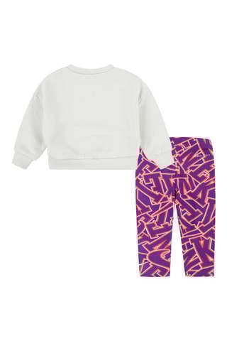 Sweat et legging Blanc et violet - Nike