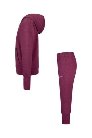 Sweat à capuche et pantalon de survêtement Rose chiné - Nike