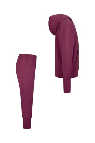 Sweat à capuche et pantalon de survêtement Rose chiné - Nike