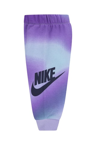 Sweat à capuche et pantalon tie and dye - Violet et bleu clair - Nike