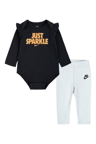 Body et legging Noir et gris clair - Nike