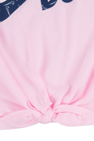 T-shirt et legging Rose et bleu marine - Nike