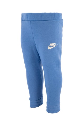 Sweat à capuche et pantalon Beige chiné et bleu - Nike