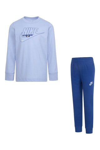 T-shirt et pantalon NSW Club - Ciel et bleu marine - Nike
