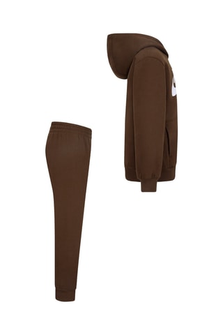Sweat à capuche et pantalon polaires Club - Marron - Nike