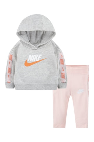 Sweat à capuche et legging - Rose et gris - Nike