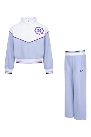 Sweat et pantalon Prep In Your Step - Blanc et bleu clair - Nike